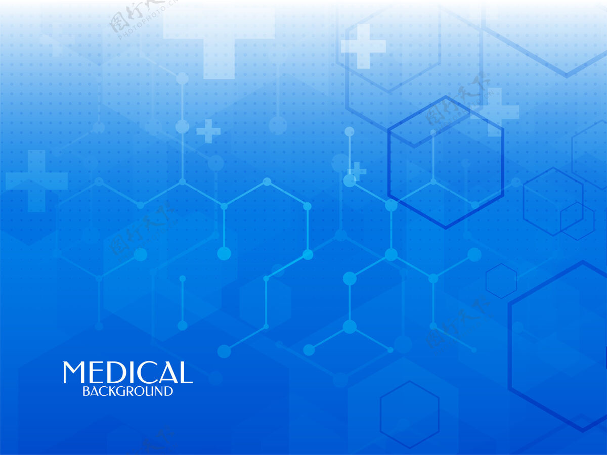 临床抽象蓝色医疗科学背景科技化学实验室
