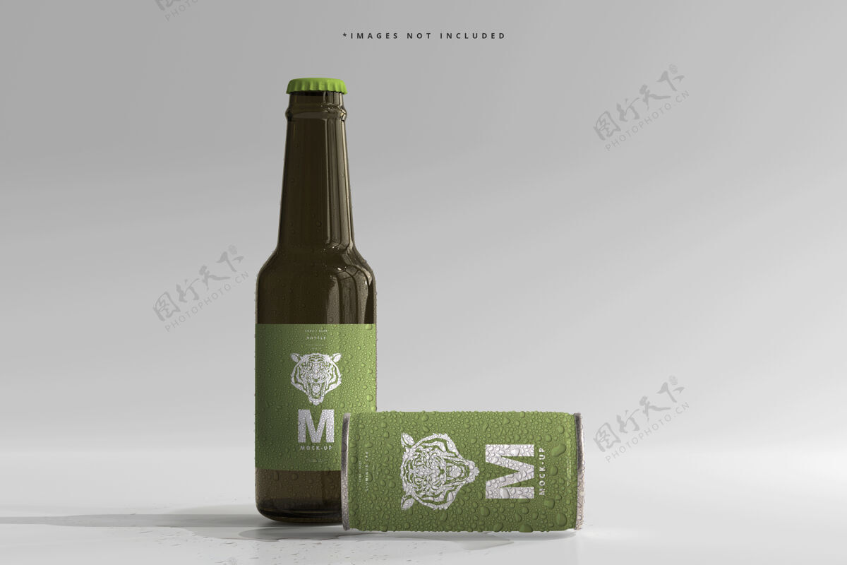 光泽180ml迷你苏打或啤酒罐和瓶装水滴模型铝能源啤酒罐头