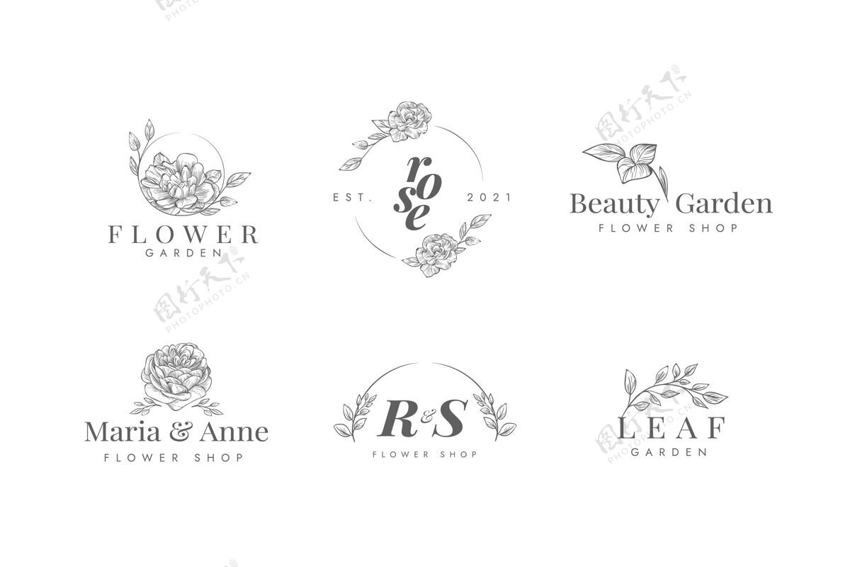 标识花店标志系列企业标识公司标识企业标识
