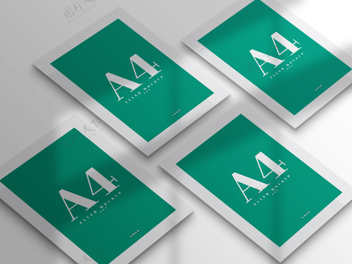 文件最小a4传单模型设计企业形象A4商业