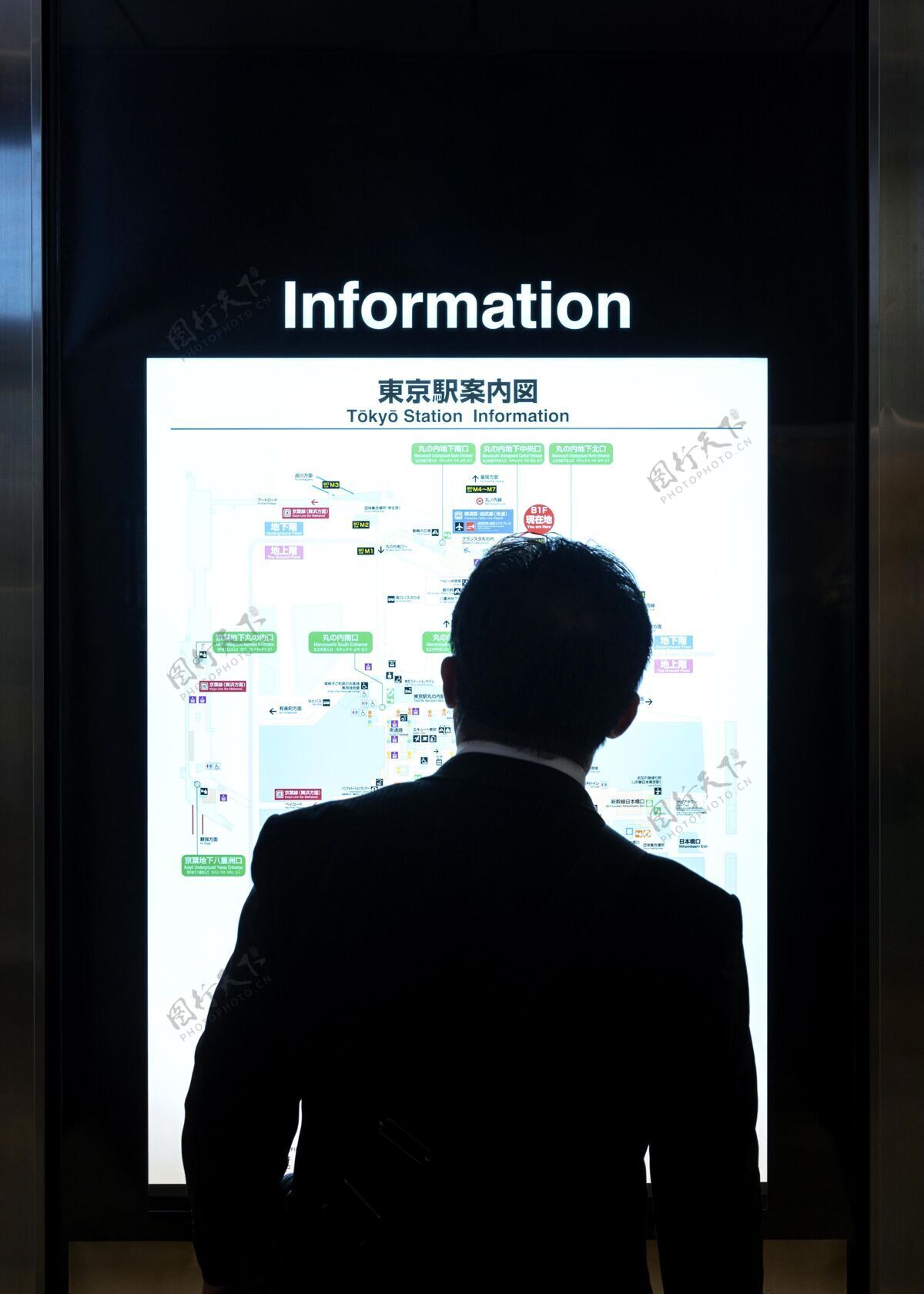 火车站日本地铁系统乘客信息显示屏信息日本城市