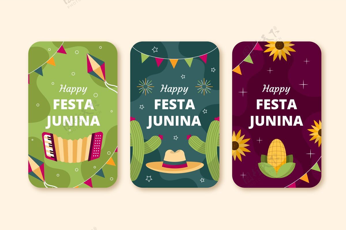 庆典平节junina卡收集分类junina节收藏