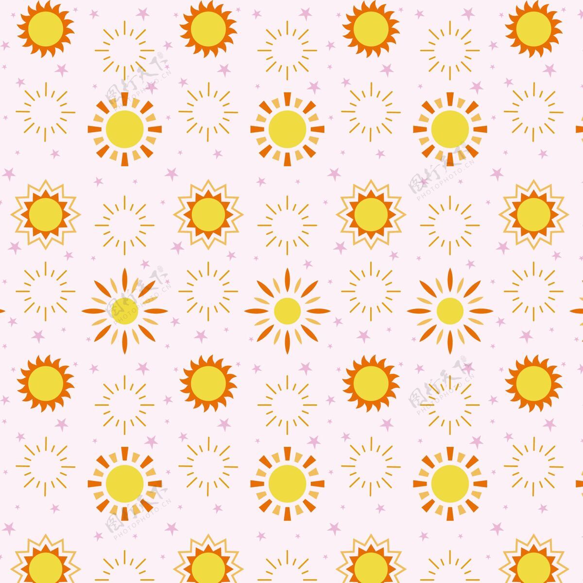 壁纸平面设计太阳图案图案背景太阳图案