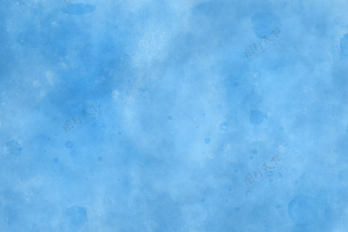 封面蓝色水彩质地墙纸图案纹理