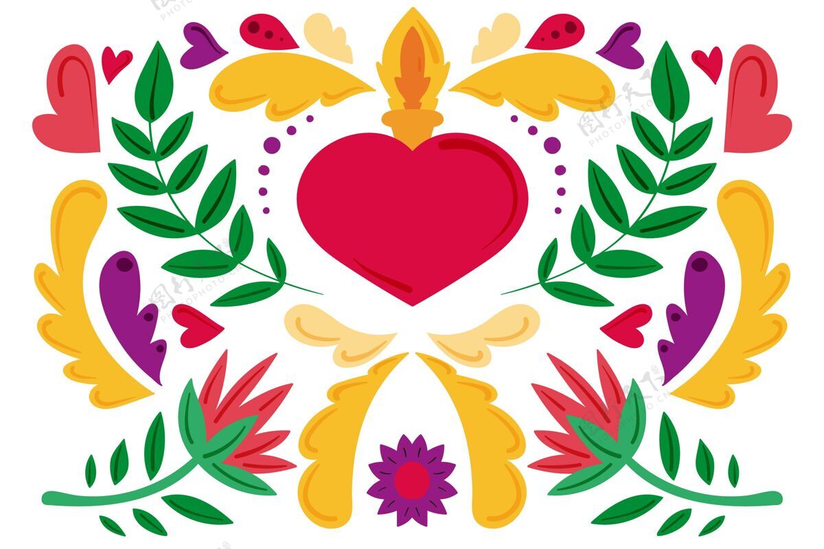 庆典手绘cincodemayo背景节日墨西哥背景