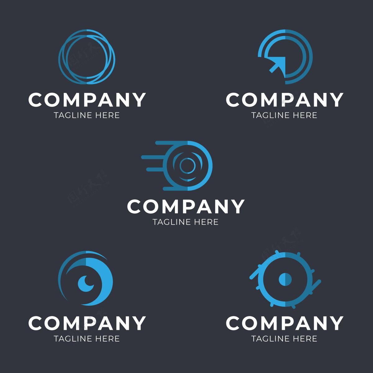 BusinessLogo包装的平面设计o标志模板LogoCorporateidentityBrand