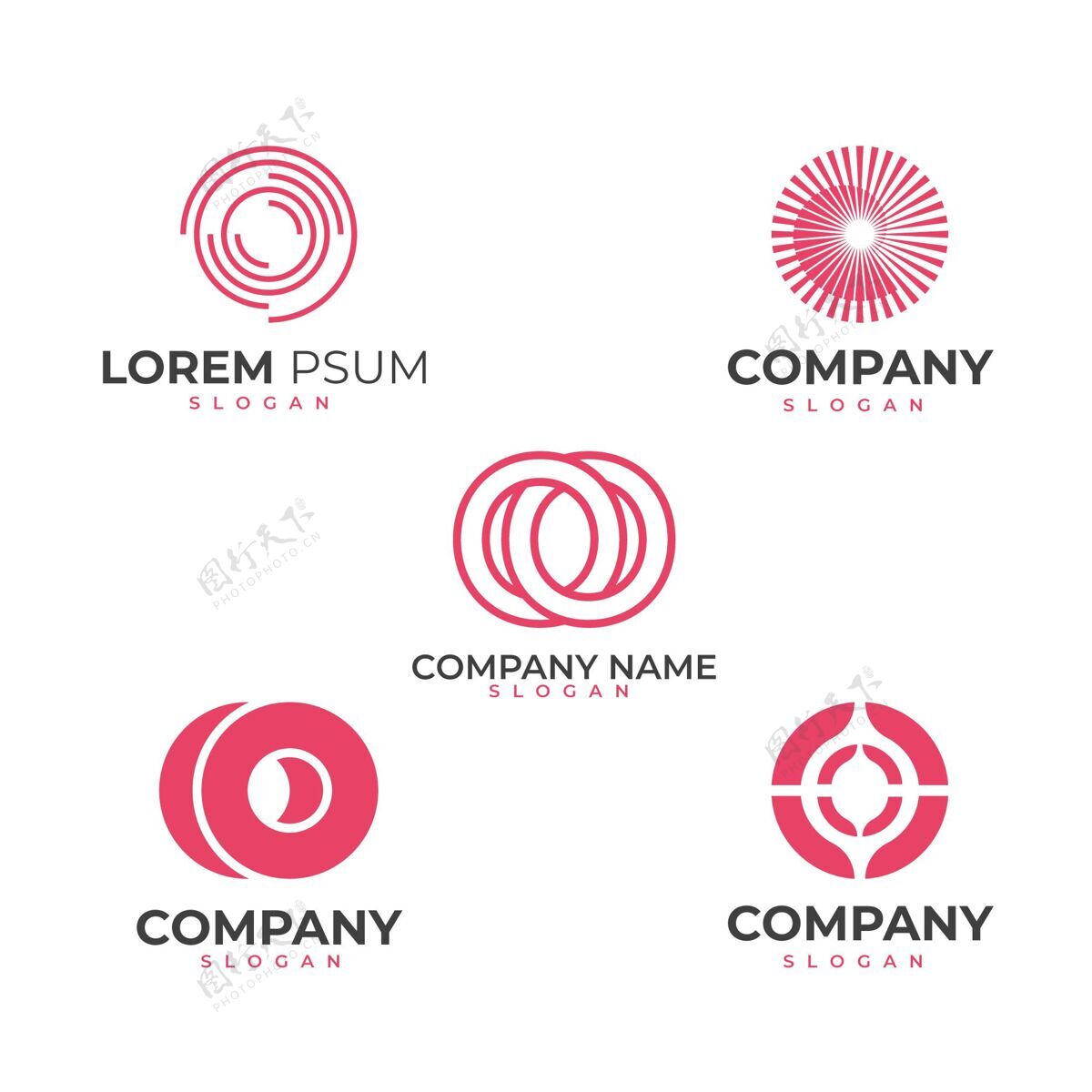 BusinessLogo平面设计o标志模板包BrandCompanyLogoCorporate