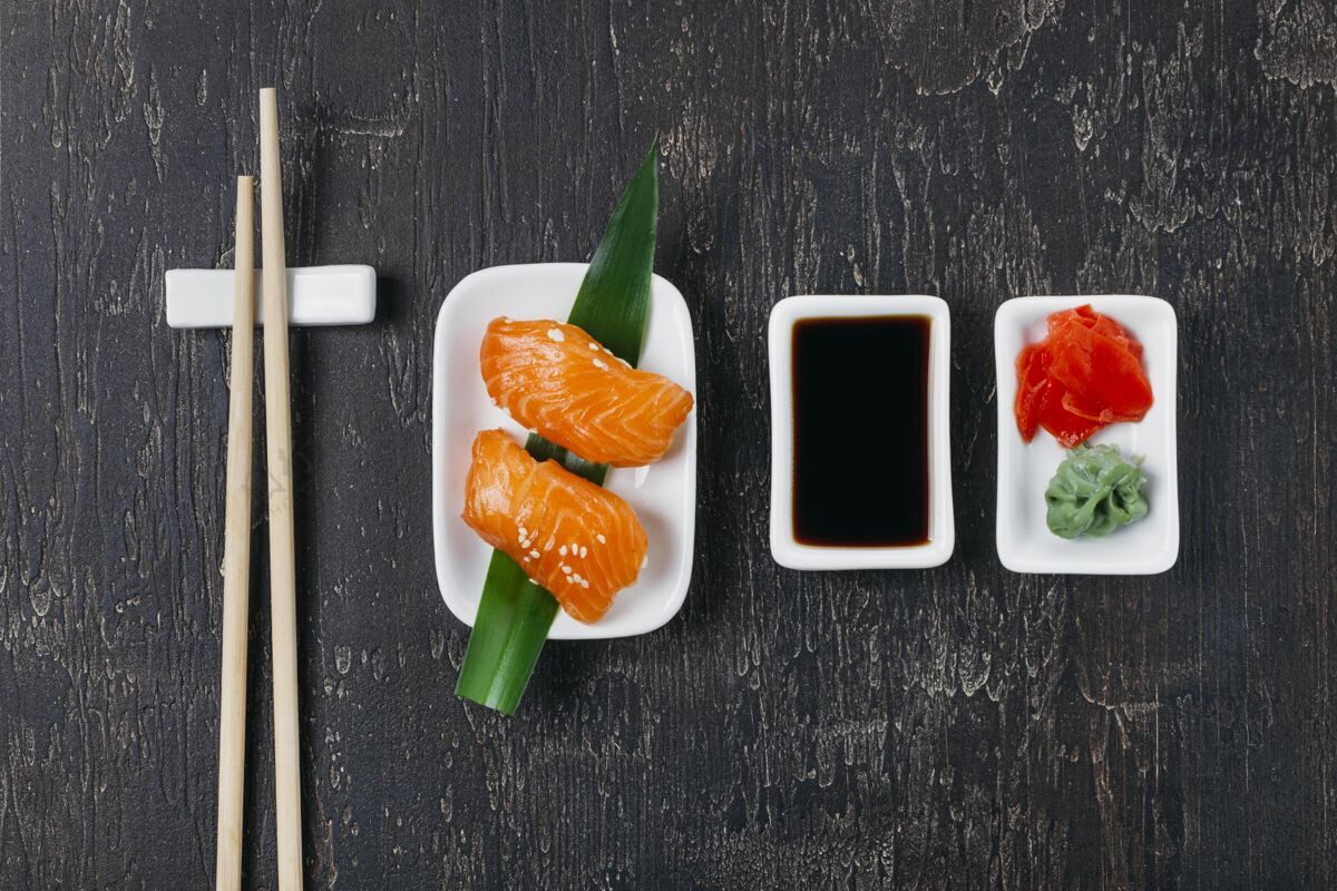 健康传统日本寿司搭配午餐分类美味