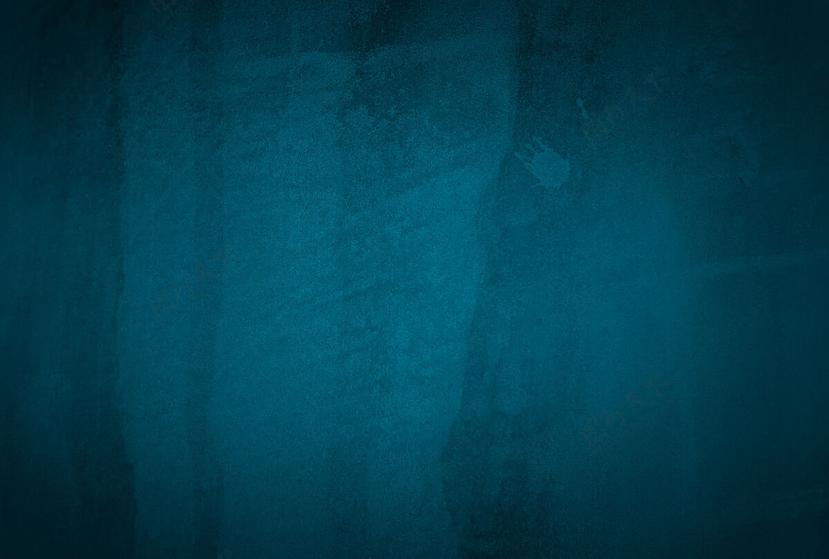 石头复古格伦蓝色混凝土纹理工作室墙壁背景 带渐晕图材料普通颜色