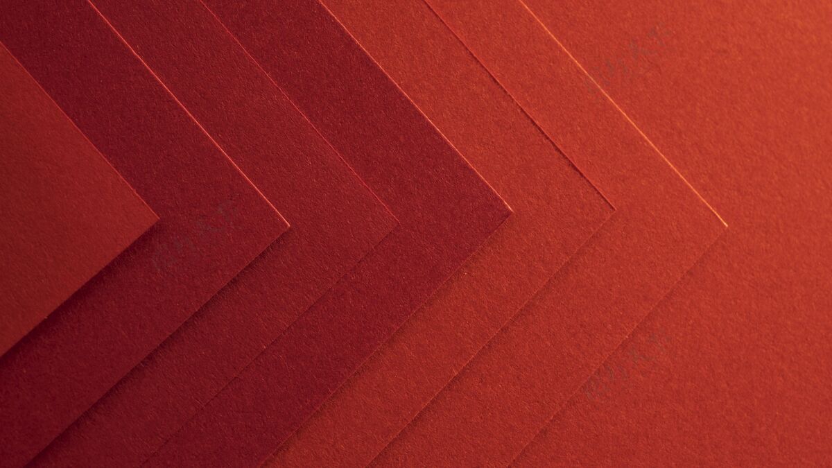 艺术优雅的箭形红纸装饰文具复制空间