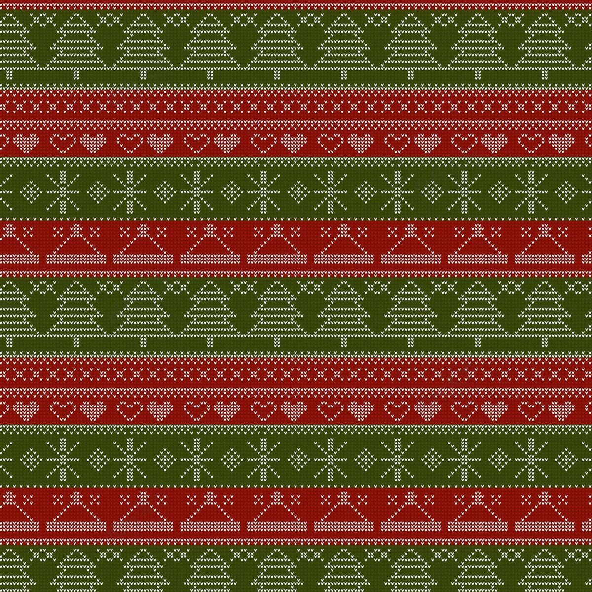 背景针织圣诞图案针织节日季节